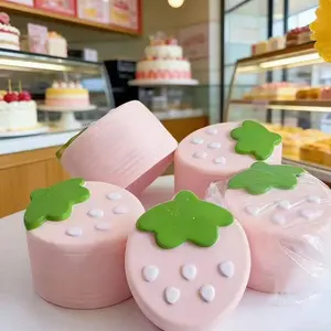 Squishy Simulated Layered Mousse Cake Squeeze Toy Soft Stress Relief Slow Rising Sensory Fidget Anxiety Gifts for Kids Adults