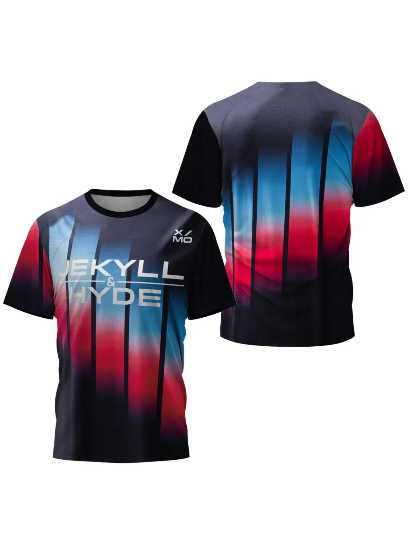 Hot Selling Summer Unisex Tennis Badminton Outdoor 3D Printed T-shirt Quick Drying Fitness Casual Round Neck Short Sleeved Top