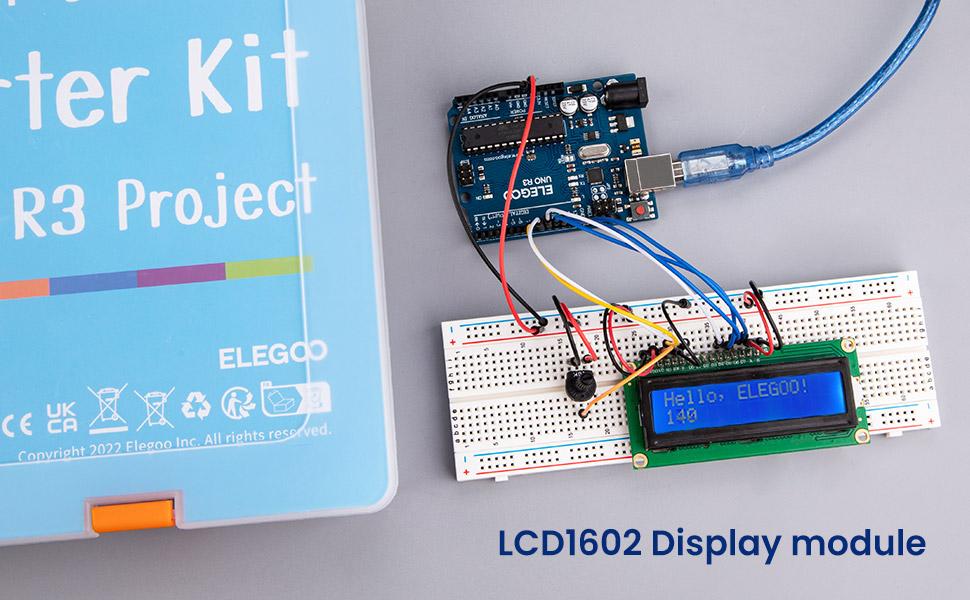 ELEGOO UNO R3 Project Most Complete Starter Kit with Tutorial Compatible with Arduino IDE (200+ Components)