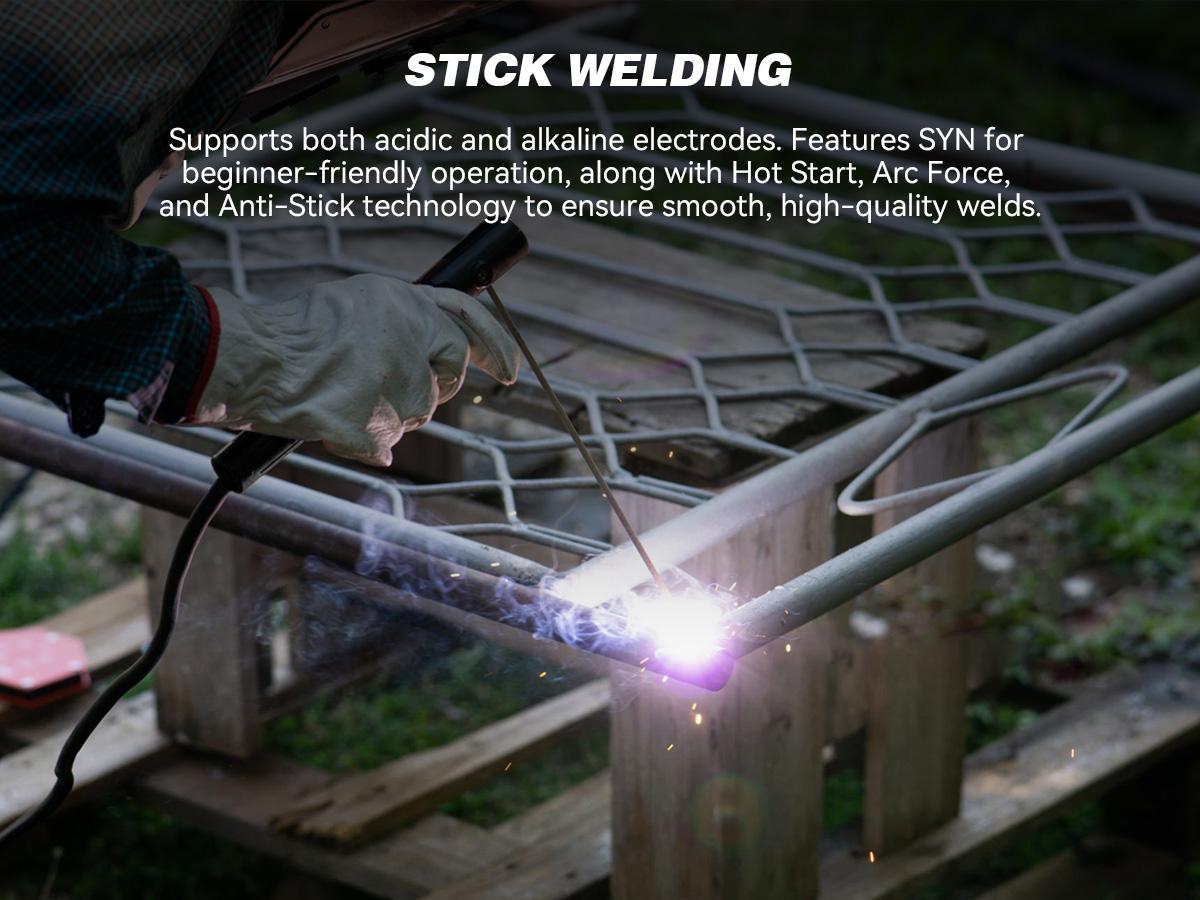 ARCCAPTAIN MIG205MP MIG Welder, All-in-One iControl APP Control Plasma Cutter/Pulsed MIG/Flux Core/Spool Gun/Pulsed HF TIG/Lift TIG/Clean/Stick Aluminum Welding Machine 120/240V Dual Voltage Multiprocess Welders Black Friday, Christmas Gifts for Men/Dad