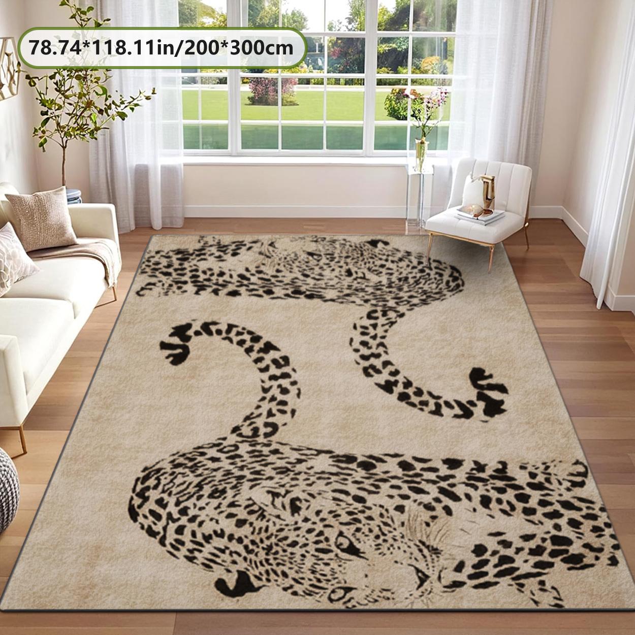 Velvet soft and comfortable patterned printed carpet, suitable for multiple scenarios, available in various sizes, soft and non-shedding.