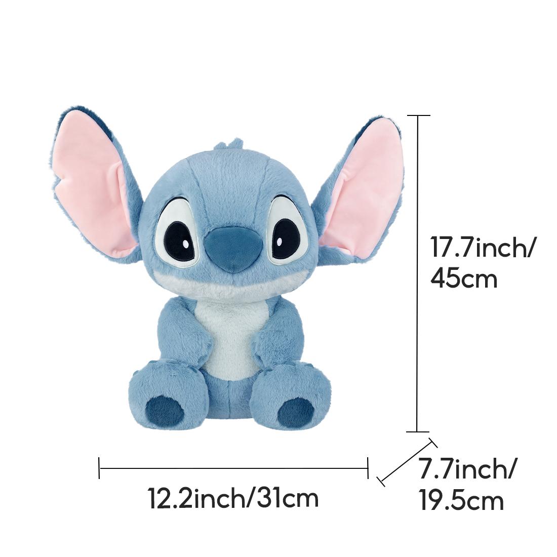 Disney Basic Type Sitting Pose Stitch Doll Medium Size  Comfortable In Hand 100% Authentic Plushy Cute Doll Lovely Doll Blue Doll