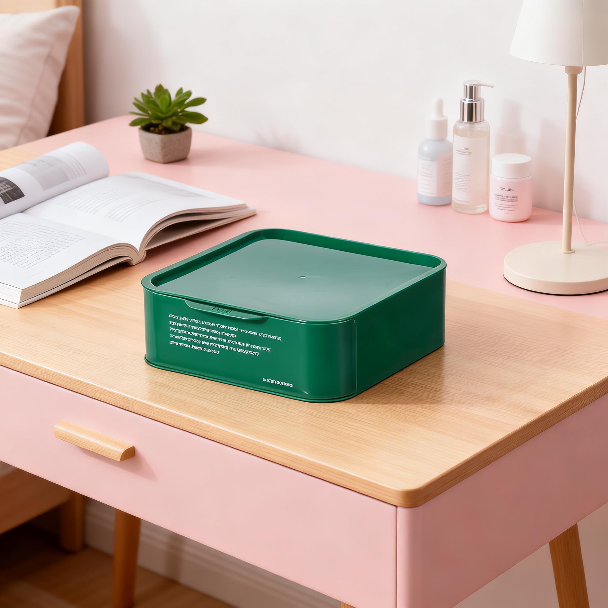 Drawer Organizer - Modular Desktop Storage System, Stackable Plastic Drawers, Non-Slip Base, Space-Saving Vertical Design, Standard Desk Compatible