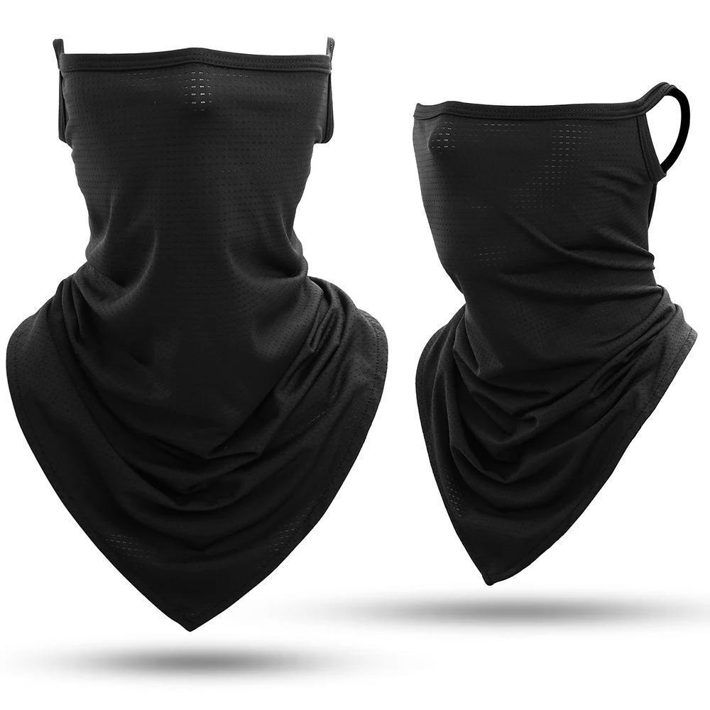 Summer Breathable Bandana Skull Printed Scarf Sun Protection Quick-drying Face Cover Reusable Mask Neck Gaiter Halloween Gift