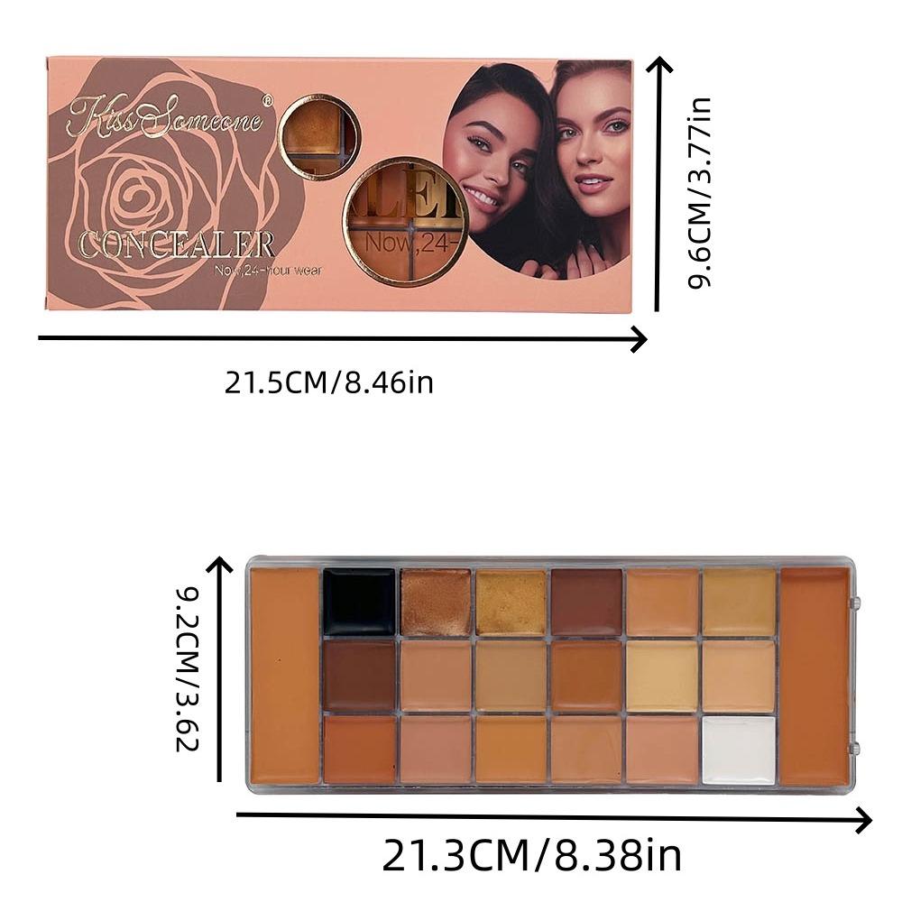Waterproof Concealer for All Skin Tones, Long-Lasting Moisturizing Concealer, Cover Scars and Spots, Specially Designed for Women, High Quality Cosmetics