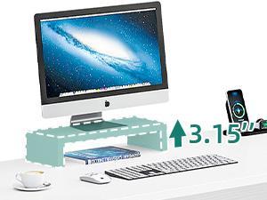 DWVO L Shaped Desk with Power Outlets, 60 Inch Computer Desk Corner Desk with File Drawer, Home Office Desk with Monitor Stand & Storage Shelves, L-Shaped Desk with File Cabinet