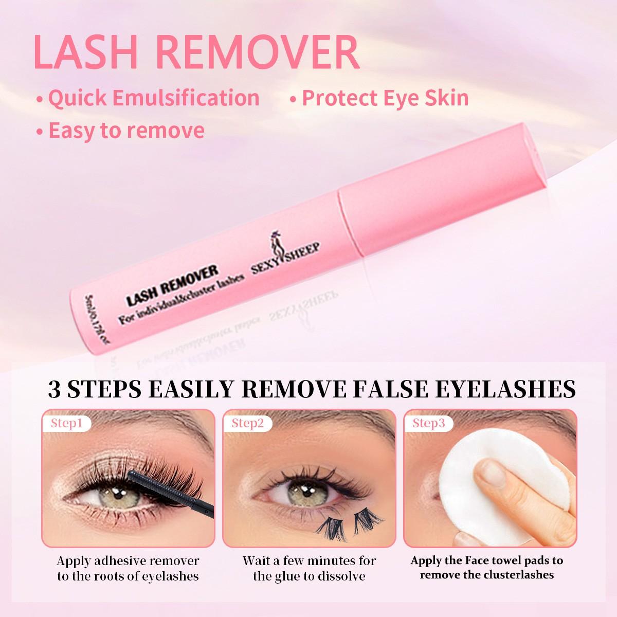 Mixed Styles Lash Clusters Kit,1 Set Mixed Length Individval Eyelash Extensions Kit,Self Grafting False Eyelashes ,Prefessional Eye Makeup Accessories for Women