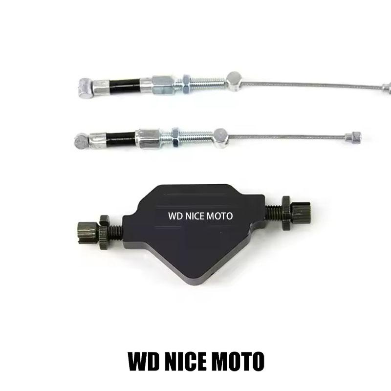 WD NICE MOTO Motorcycle Cnc Aluminum Stunt Clutch Lever, Easy Pull Cable System, Universal Off-Road Dirt Pit Bike Modification Parts