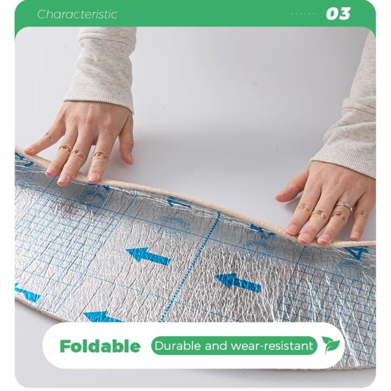 [Stair Treads] 6/15pcs Half-Round Stair Treads, Non-Slip Stair Carpets, Step Protection Rugs, Dective Trimmed Stair Mats, Indoor Room Supplies and Bedside Accessories, Suitable for Indoor, Outdoor Stairs and Various Scenarios