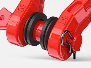 Nilight 2 Pack 3/4" Mega D-Ring Shackle with 7/8" Screw Pin 68,000LBS Break Strength, Heavy Duty Off Road Recovery Shackle for Use with Tow Strap, Winch, Off-Road Jeep Truck Vehicle Parts Hardware Industrial  dealsforyoudays