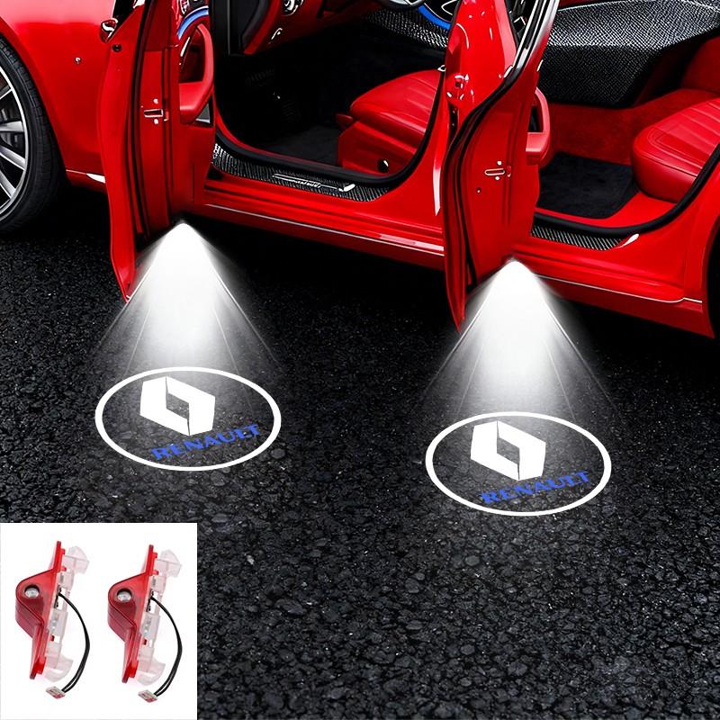 2pcs/4pcs  Renault Car Door Lights, Welcome Projection Lamp, High-Definition Non-Fading, Fits Megane Laguna Latitude Talisman, Car Interior Decor