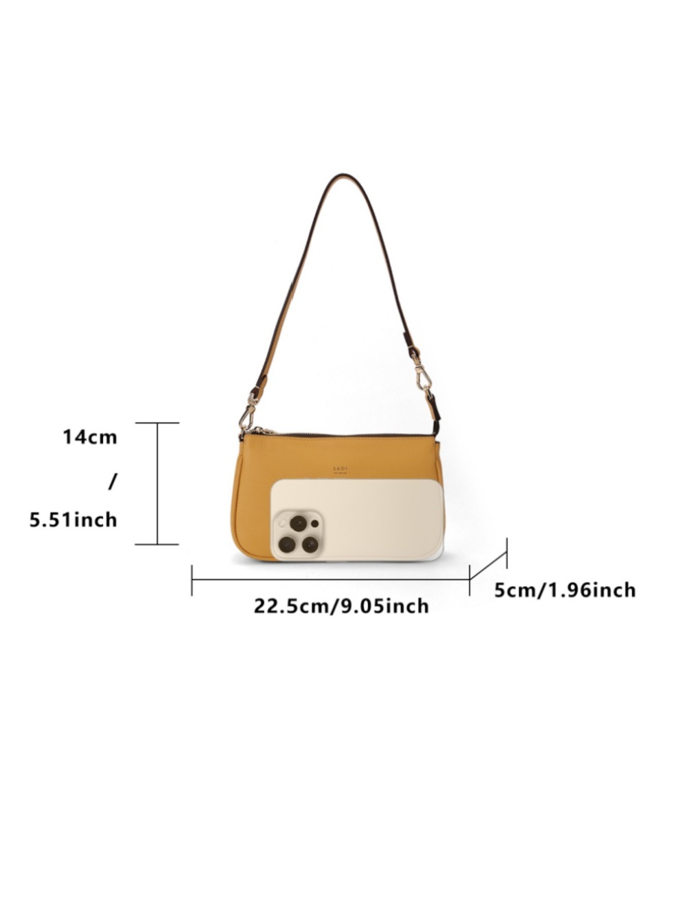 Women's Versatile Fashion Messenger Bag, Sadi Classic Stylish Shoulder Crossbody Bag, Ideal for Daily Use & Casual