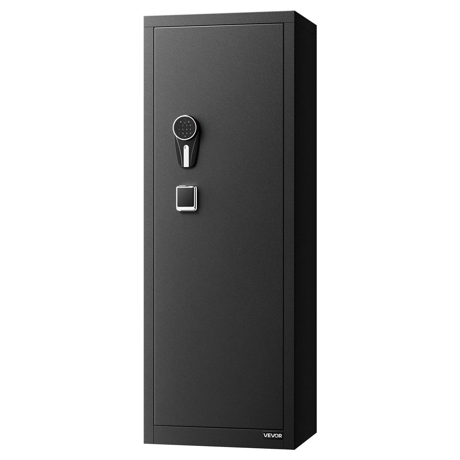 fathersdaygift  VEVOR 8-10 Gun Safe, Long Gun Cabinet for Rifles and Pistols, Quick Access Rifle Safe with 3 Pistol Pockets and Adjustable Racks, Large Digital Cabinet with Fingerprint and Password Lock