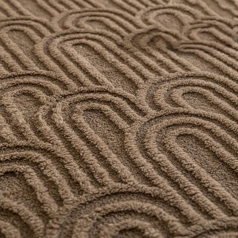 Ruffled Edge Plush Blanket with Embossed Design, King/queen Size, Available in Multiple Colors for Bedroom, Living Room, Office or Camping