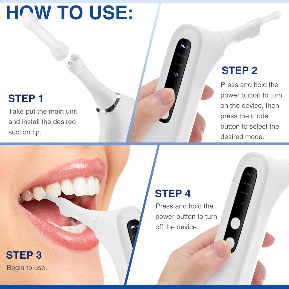 Electric Vacuum Tonsil Stone Removal Throat Stone Remover Suction, Adjustable 3 Modes Oral Cleaner, Oral Care Tool