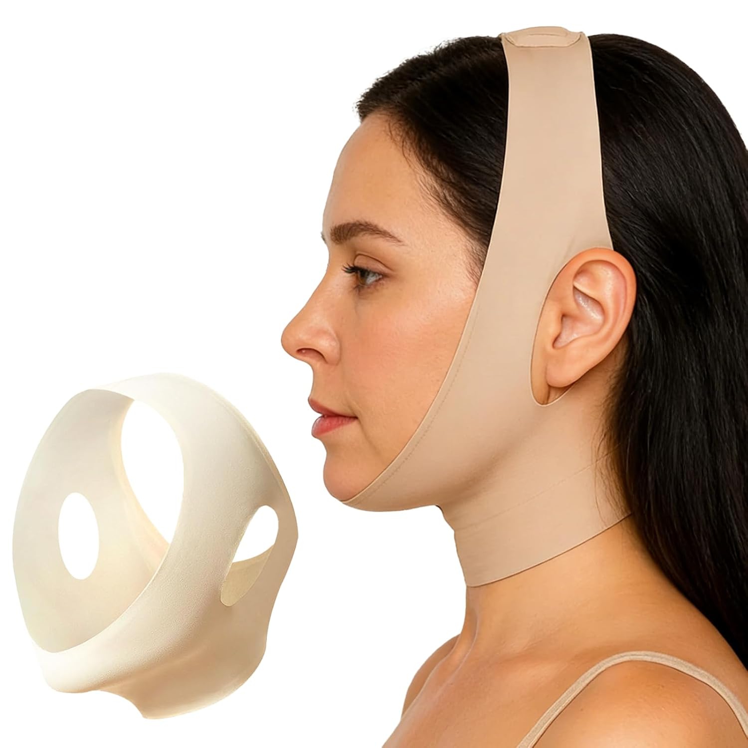 Collagen Face Sculpt Wrap, Reusable & Washable Face Mask for Wear