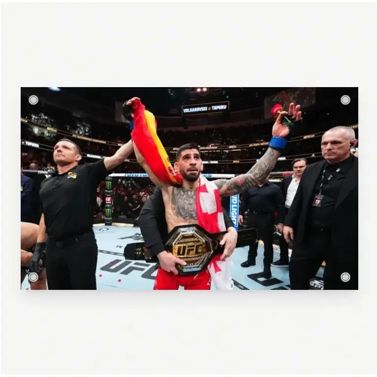 Ilia Topuria tapestry UFC Inspired Fight Night Wall tapestry Combat Sports tapestry for Bedroom Octagon Gym Decor Gift for MMA Fans