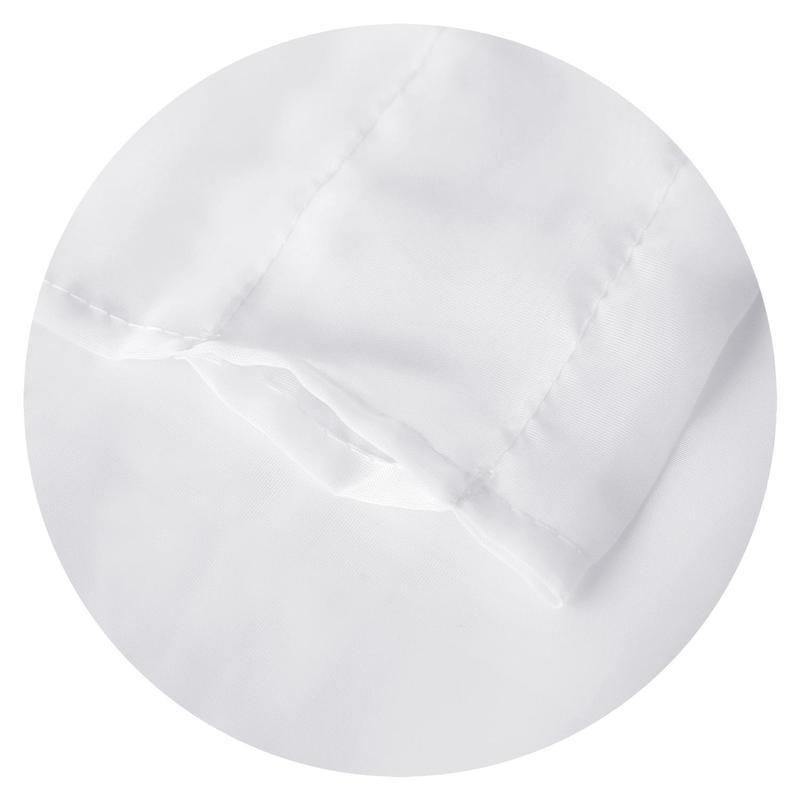 Deconovo Sheer Curtains(2 Panels) - Rod Pocket Indoor Sheer Curtains/Drapes for Living Room, Bedroom, Sliding Glass Door and Office