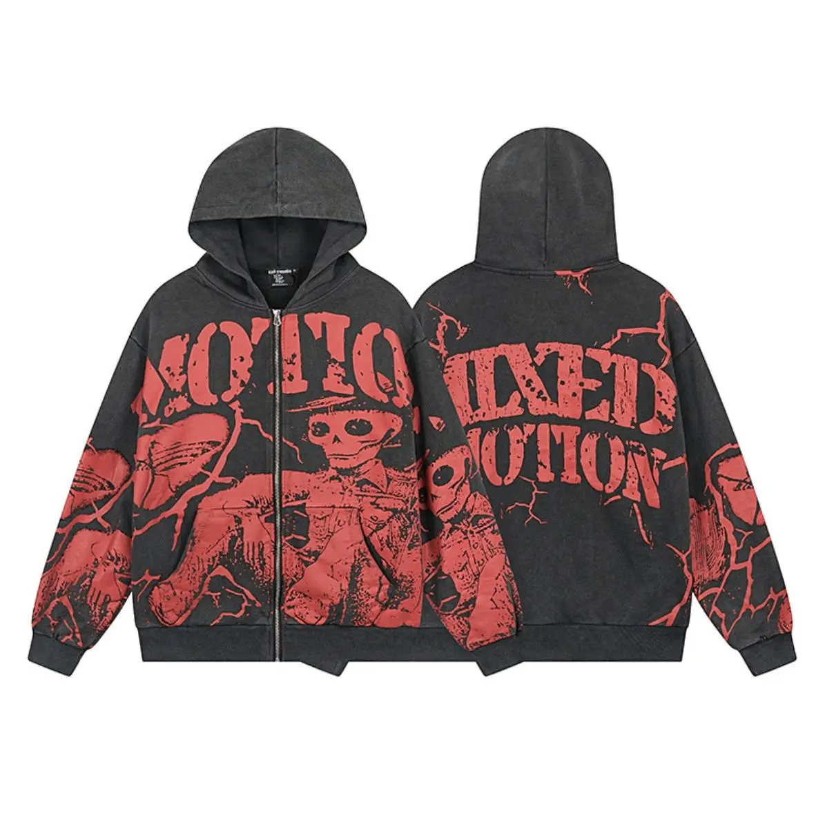 Mixed Emotion Zipper Jacket, Lightweight Pure Cotton Printed Diamond Pattern Outerwear, Loose Fit Short Sleeve Casual Streetwear Jacket for Men Women, Y2K Hip Hop Everyday Fashion