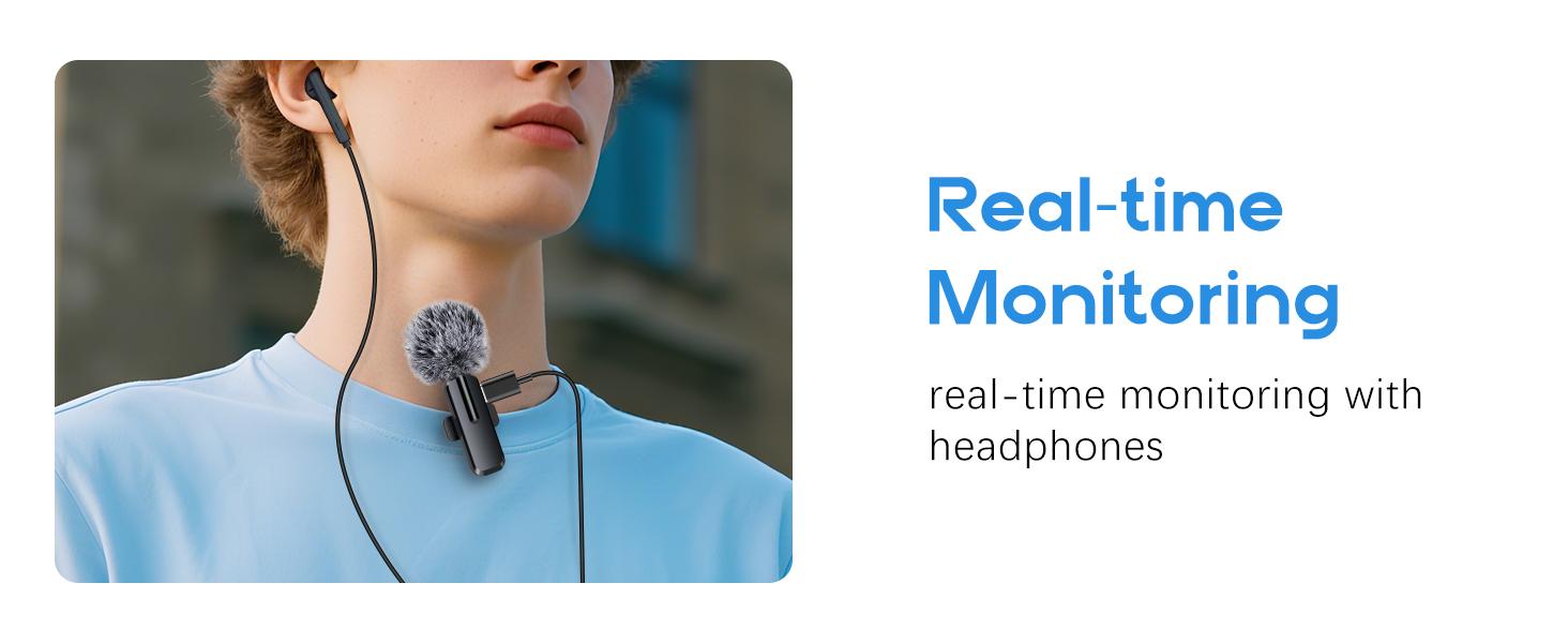 Mini Wireless Microphone for iPhone, Clip-on Lavalier Mic with Charging Case, Noise Reduction Mic for TikTok Video Recording Mini Wireless Microphone for iPhone, Clip-on Lavalier Mic with Charging Case, Noise Reduction Mic for TikTok Video Recording