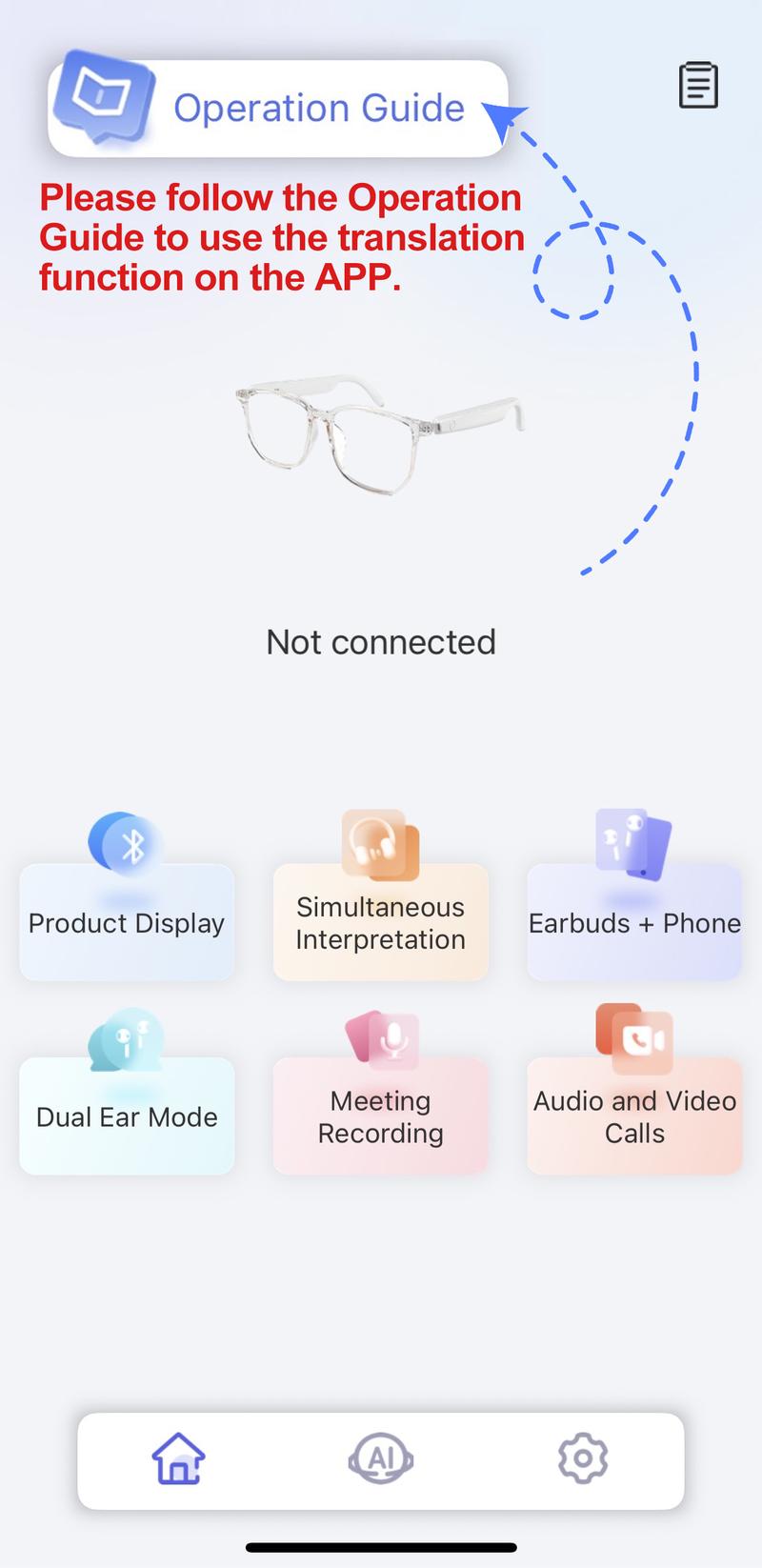 MGALL C8Pro AI Smart Glasses Wireless Headphone Smart Glasses For Listening To Music & Calling, Support 169 Languages Bluetooth Translation Audio & Video Call Translation Glasses for Women & Men