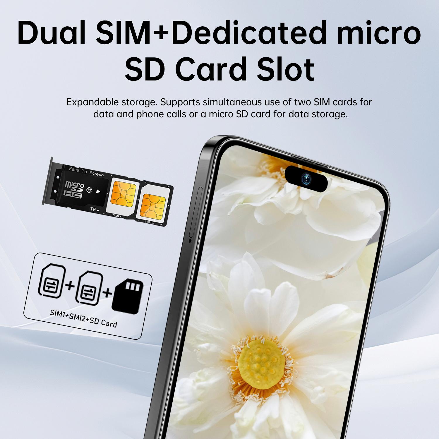 PTKESAL-17 Pro Max Phone, Mtk6762 Octa-Core, 6+64GB RAM, Android 12, 16mp+20mp Camera, 5000mah Battery, Face & Fingerprint Unlock