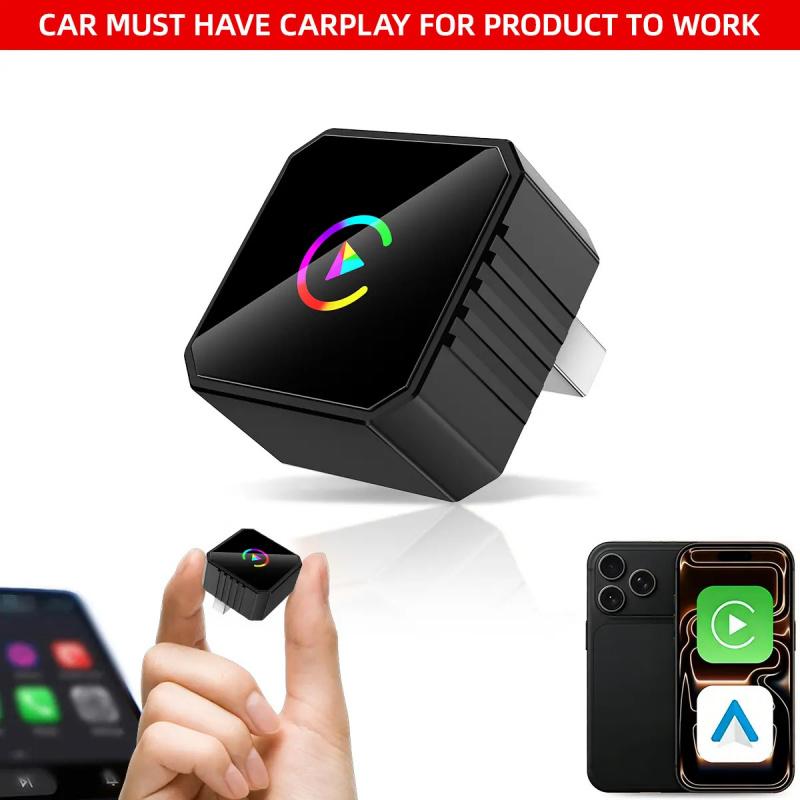 The 2026 model of the Wireless CarPlay Adapter Automotive Carplay Converter for iPhone and Android is compact and stylish, offering a fast, stable, and lag-free connection with hands-free calling support. It makes a great gift for your boyfriend.