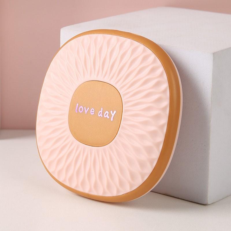 Portable Foldable Dual-Sided Makeup Mirror, Compact Square Handheld High-Definition Princess Mirror, Travel-Friendly Beauty Mirror, Folding Makeup Mirror