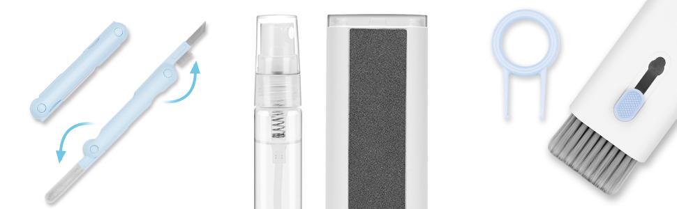 7-in-1 Electronic Cleaner Kit-Comprehensive Cleaning Solution for Keyboards,AirPods,Earphones,Laptop,Mobile phone,and PC Monitor Camera Smartphone