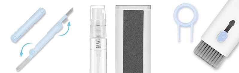 7-in-1 Electronic Cleaner Kit-Comprehensive Cleaning Solution for Keyboards,AirPods,Earphones,Laptop,Mobile phone,and PC Monitor Camera Smartphone 7-in-1 Electronic Cleaner Kit-Comprehensive Cleaning Solution for Keyboards,AirPods,Earphones,Laptop,Mobile phone,and PC Monitor Camera Smartphone