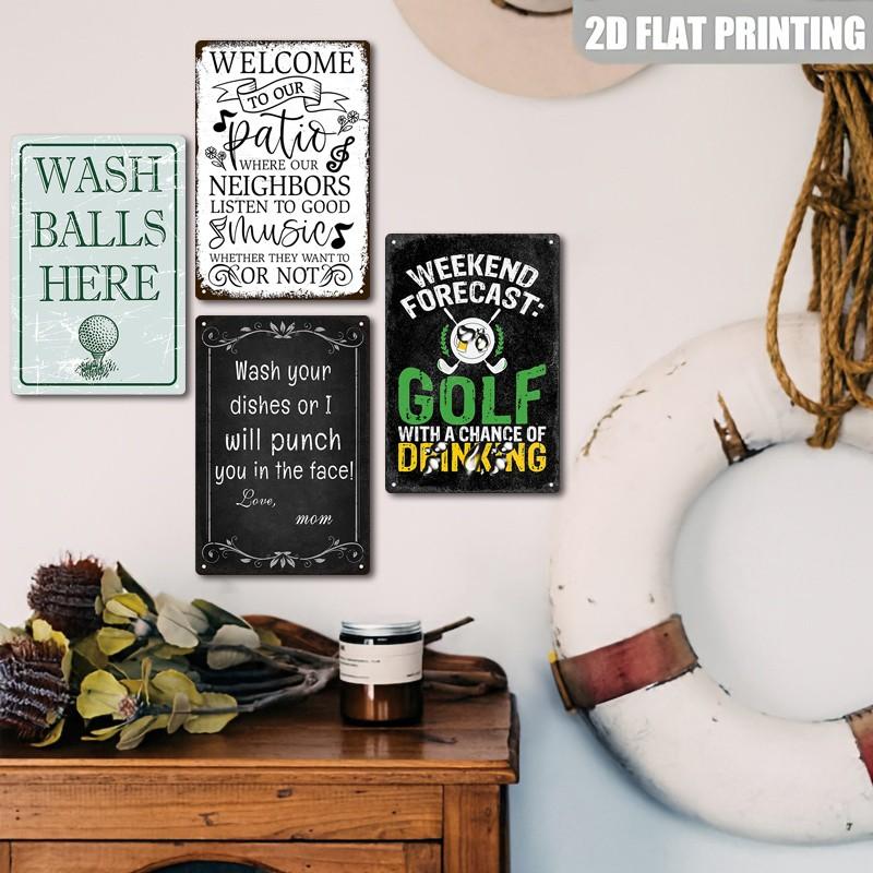 Music Lover Aluminum Wall Decor, 8x12 Inch Retro Metal Sign Poster, Outdoor Indoor Decoration, Humorous Gift, Durable 2D Print