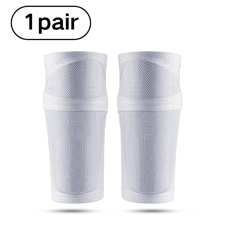 Football Shin Guards Sleeve Set, High Elastic Fit, Breathable Mesh Fabric, Quick Sweat Wicking, Comfortable for Long Training Sessions