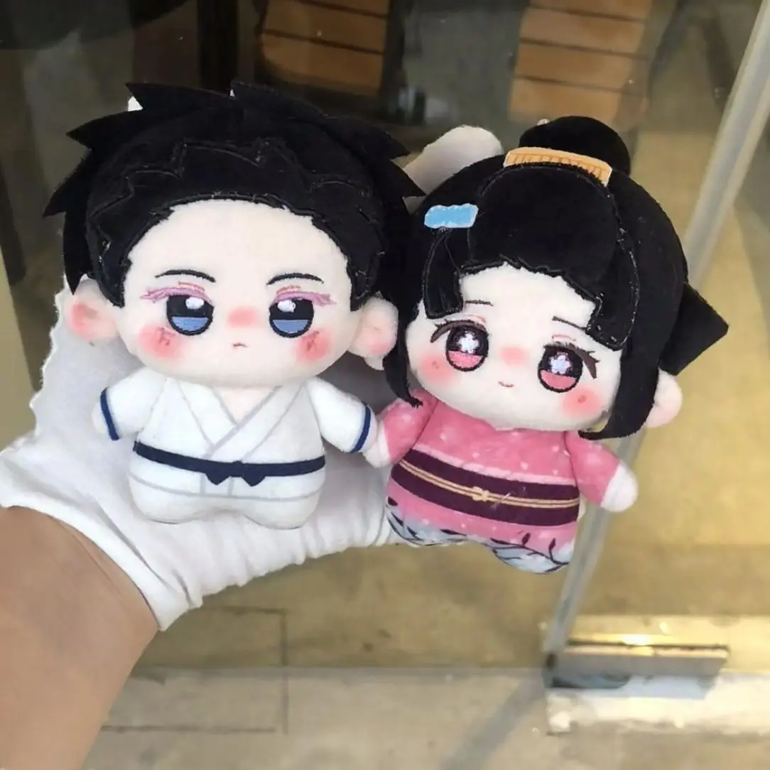 2026 new 10cm Demon Slayer Akaza Koyuki Original 10cm Cotton Plush Doll Cute Stuffed Figure Pendant Keychain Cosplay Gift