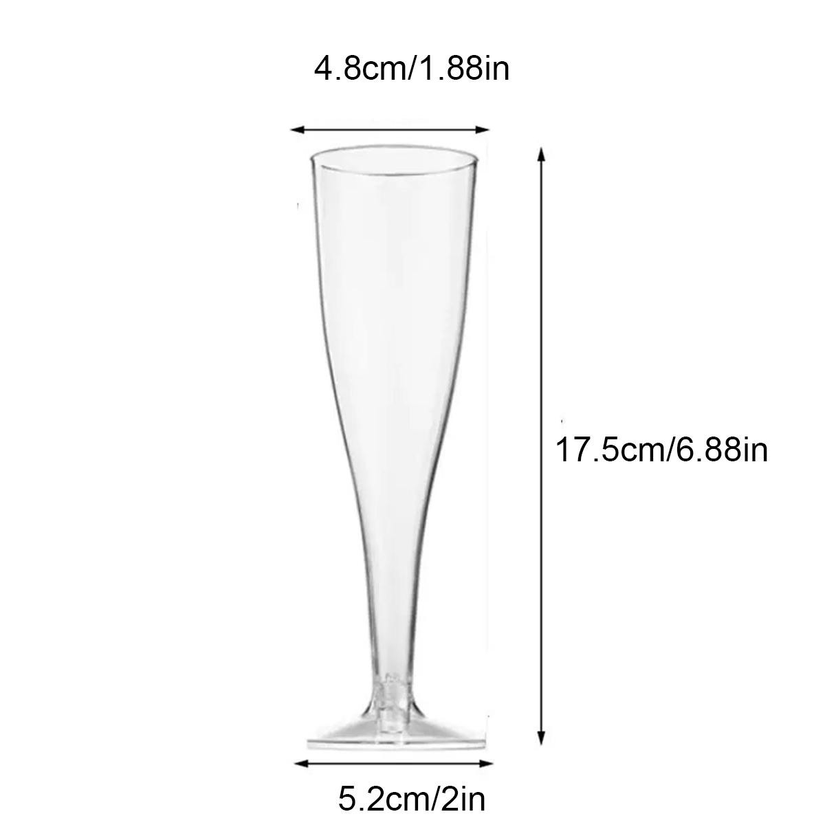 5/20pc transparent golden toasting champagne glass, cocktail glass, Martini glass, ice cream glass, dessert glass, 4.5 ounces. It is very suitable for use in birthday, family gathering, wedding toasting and festival occasions such as Thanksgiving, Christm