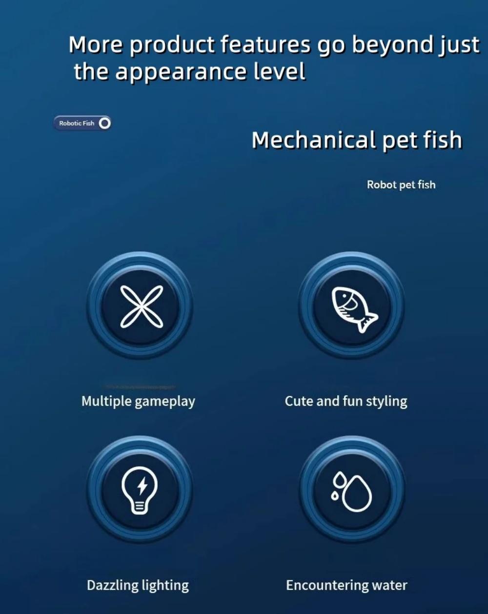 Baby bath light-up sensor electric small fish playing in water pet fish swimming fish can swim realistic clownfish toy