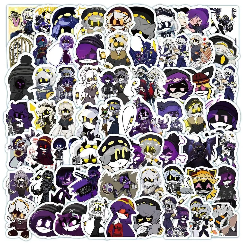 10/100PCS Cartoon Anime Murder Drones Cute Funny Graffiti Stickers Personality Cool Creative Decorative Scrapbook Decal Kids Toy