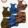 Women's Tie Dye Sports Bra and Seamless Shorts Set, Yoga Workout, High Stretch Comfortable Fashion, Casual Fitness Apparel, Soft Stretchy Activewear