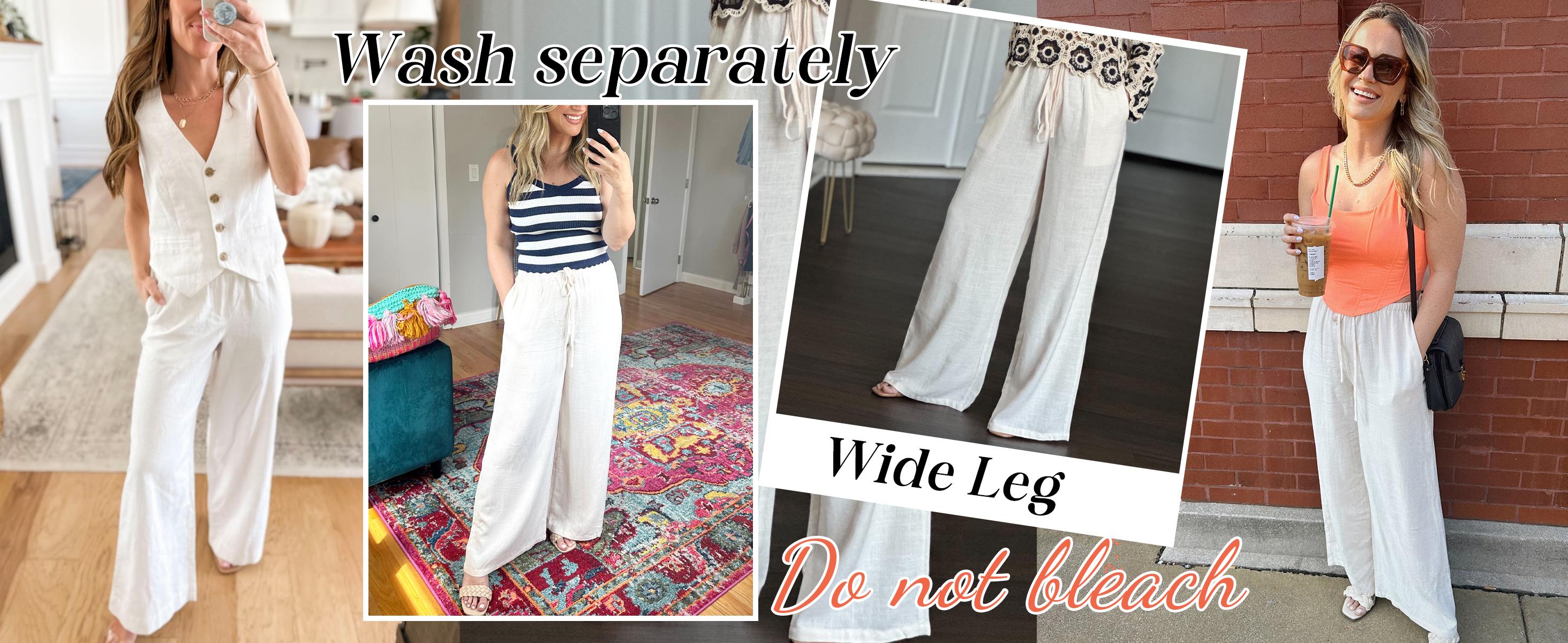 Songling Womens Cotton Linen Palazzo Pants Drawstring Elastic Waist Casual Wide Leg Trousers with Pockets Fit Summer Lightweight Apricot Basic Loose Bottoms Womenswear Wideleg Minimalist Songling Womens Cotton Linen Palazzo Pants Drawstring Elastic Waist Casual Wide Leg Trousers with Pockets Fit Summer Lightweight Apricot Basic Loose Bottoms Womenswear Wideleg Minimalist