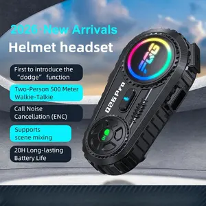 MIDOLA Q26PRO 300-500M Two-Way Intercom Bluetooth Headset 10M Transmission 1000mAh 240H Standby 18H Talk 15H Intercom 20H Music Play Mix Audio AI Voice Assistant Split Mount Auto Answering Multi Language Customizable