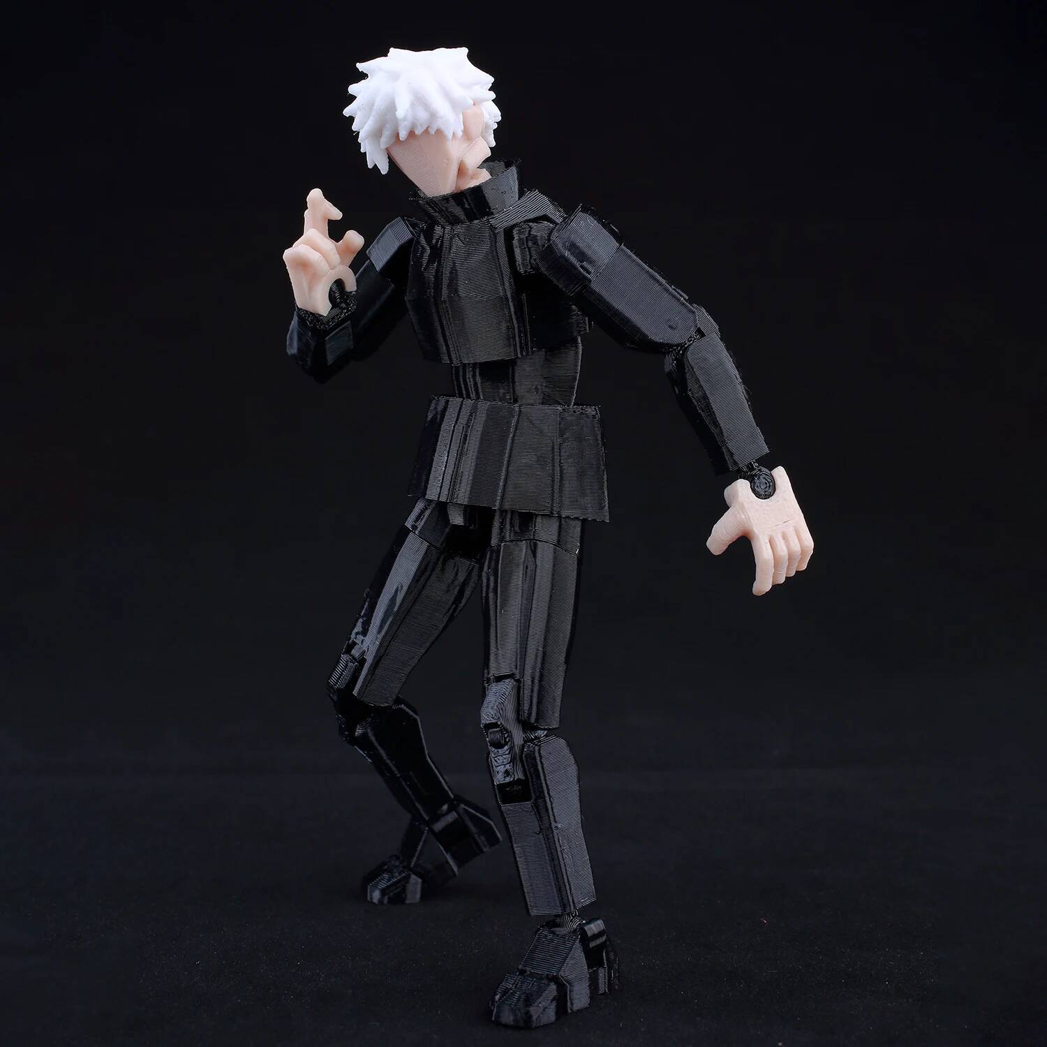 9L 3D Jujutsu Kaisen  Figure Titan 13 Anime Gojo Black Outfit Model Lucky 13 Model Dummy 13 Anime Multi-Jointed Poseable Toys