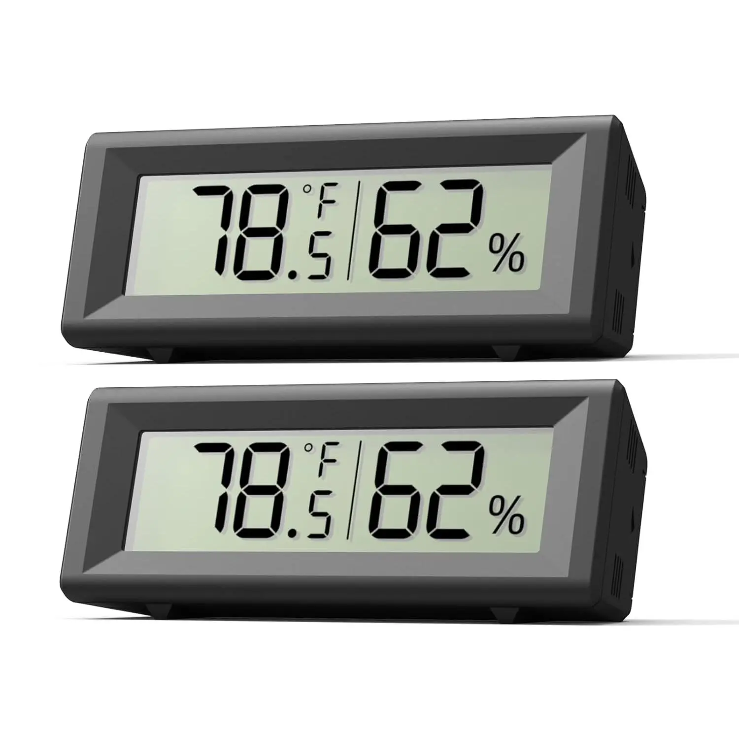 Small Digital Hygrometer, Humidity Meter, Indoor Thermometer, Room Temperature and Humidity Monitor, Gauge with Accurate Sensor, for House, Home, Baby Room, Greenhouse, Humidor, Incubator, Reptiles