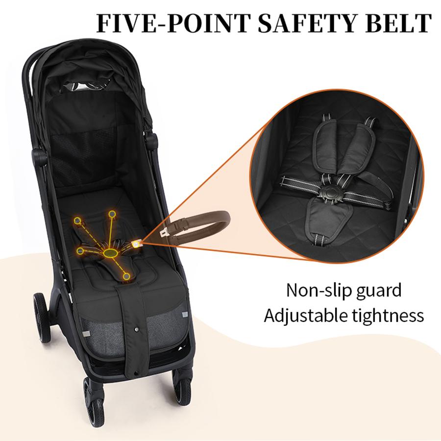 One-click Folding Lightweight Foldable Baby Strollers – Perfect for Travel, Shopping & Daily Walks,Multi-Functional Baby Strollers,Ergonomic Baby Strollers