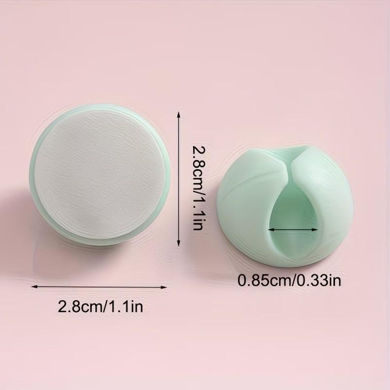 Round Cable Holder Clips，Cord Organizer, Single Hole Fixed Cable Clip, Phone Charging Cable Holder, Office Desk Accessories，6pcs Desktop Data Cable Organizer, Adhesive Cable Clips for Desk