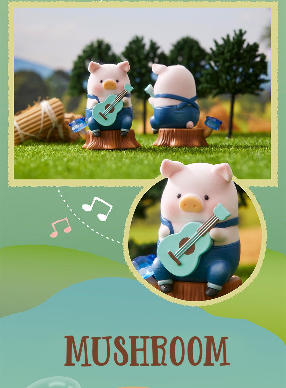 52TOYS Lulu The Piggy My Sweet Farm Garden Kawaii Creative Gift Room Decor Desktop Decoration Gift for Birthday Party