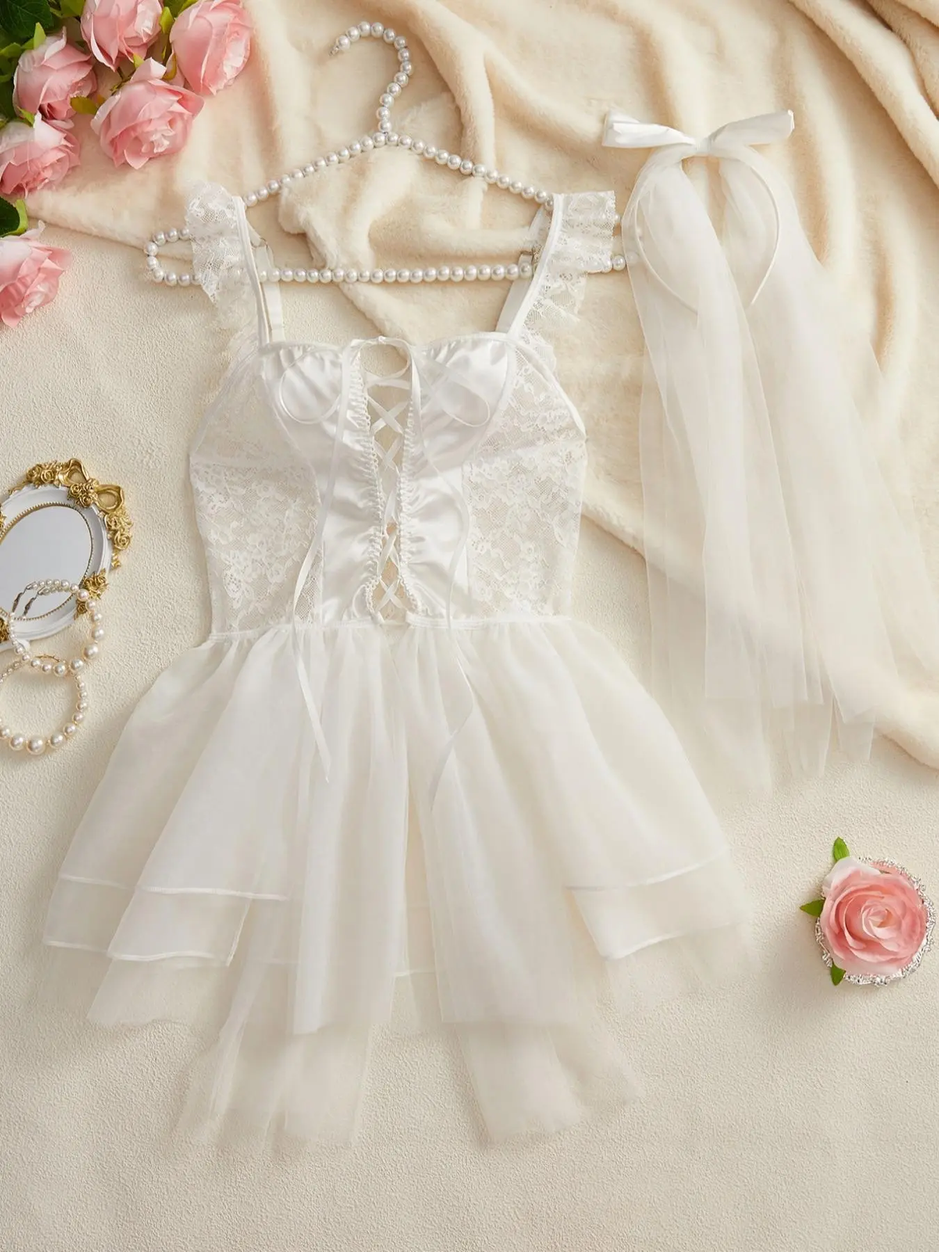 Women's Sexy Wedding Dress Gowns Bridal Gown for Private Parties, Masquerades, Valentine's Day Gift, Womenswear