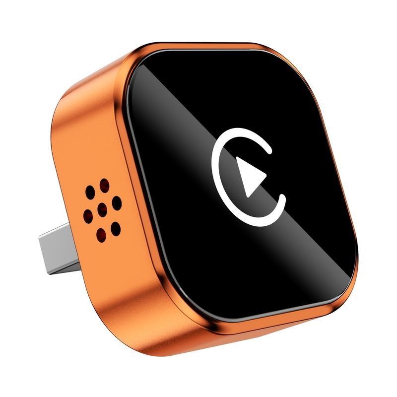 Wireless Carplay Adapter for iPhone Android Devices, Universal Compatibility, Fast Connection Zero Latency Hands-Free Calling Charging, Wireless Carplay Converter