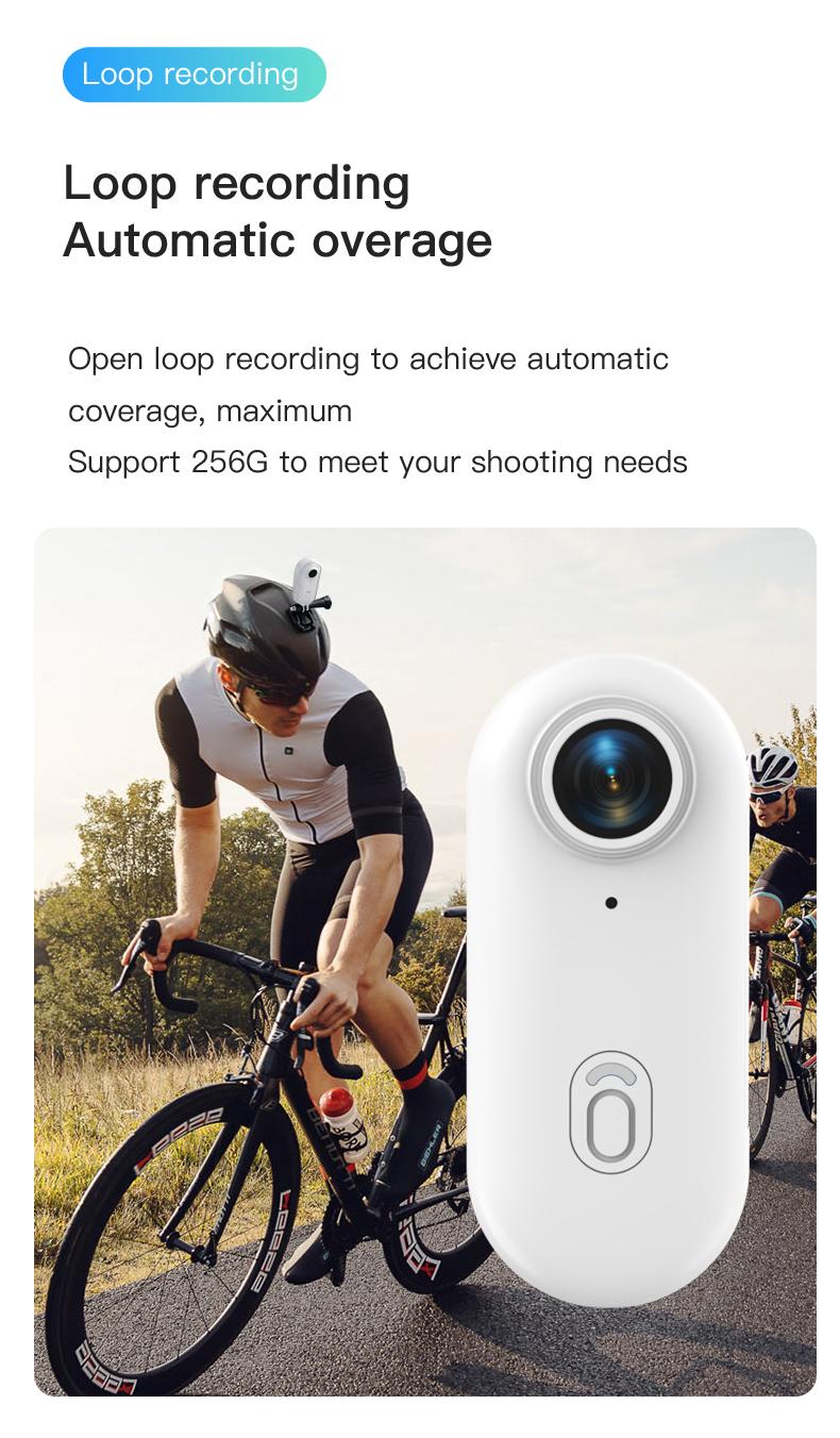 ALANO 4K 128GB Thumb Action Camera – Ultra-Compact Magnetic BodyCam, Hands-Free Mount for Biking, Pets, and Vlogging