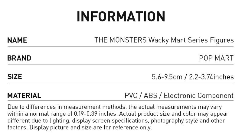POP MART THE MONSTERS Wacky Mart Series Figures, Blind Box, Mystery Box
