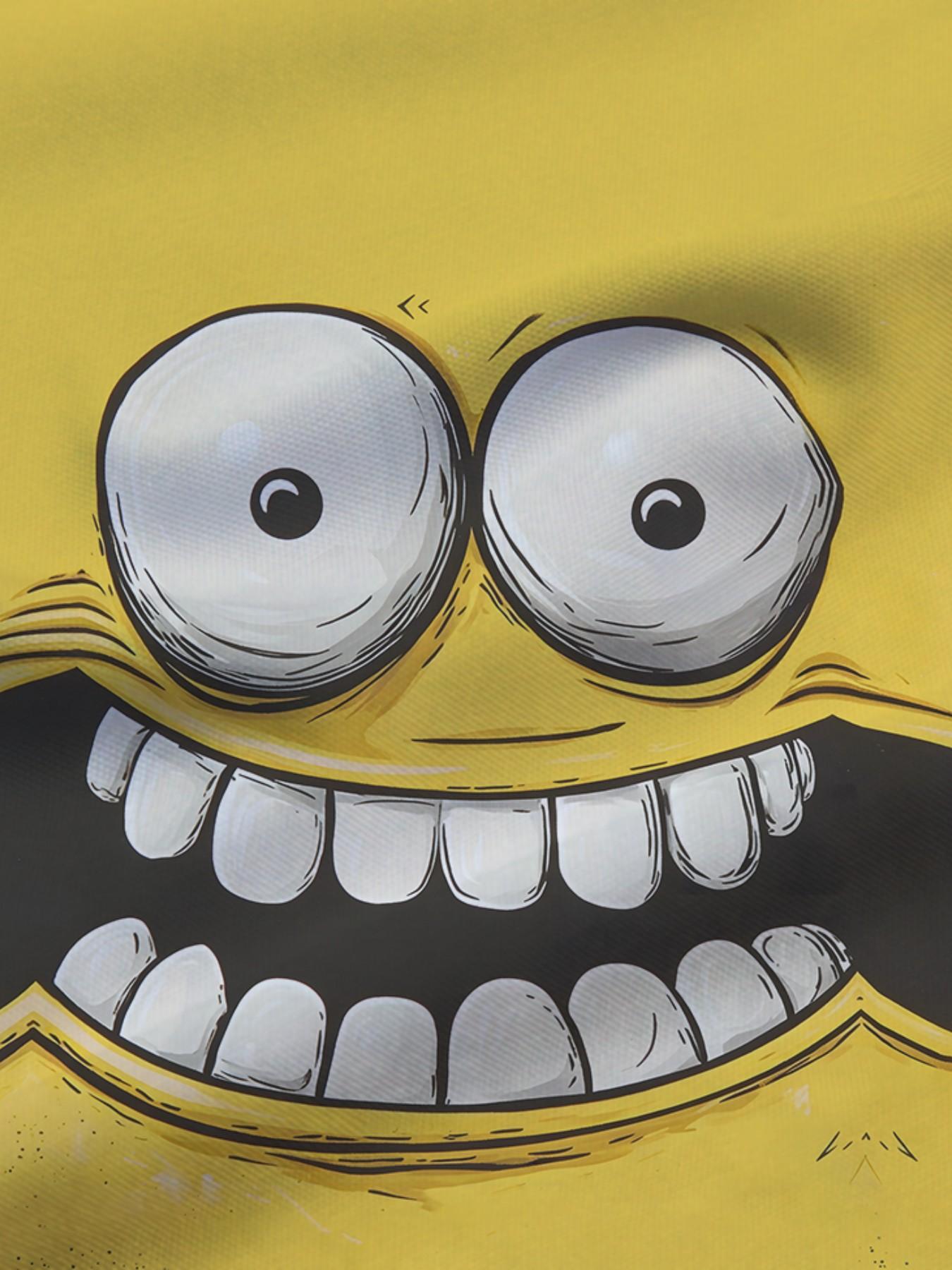 American Style Parent-Child Cartoon Print T-Shirt, Summer New Simpson Design, Loose Breathable Short Sleeve Top, Casual Outdoor Wear