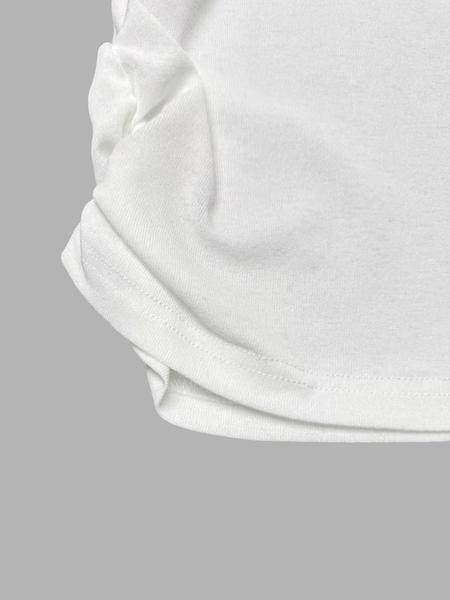 Women's Casual Loose-Fit Long Sleeve T-Shirt, Asymmetrical Neckline Top, All-Season Comfortable Wear, Moderate Fabric Thickness